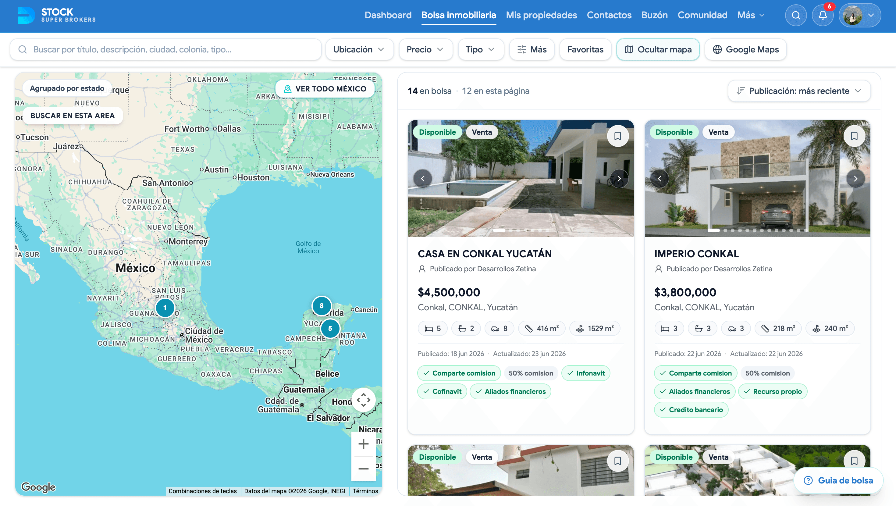 Bolsa inmobiliaria